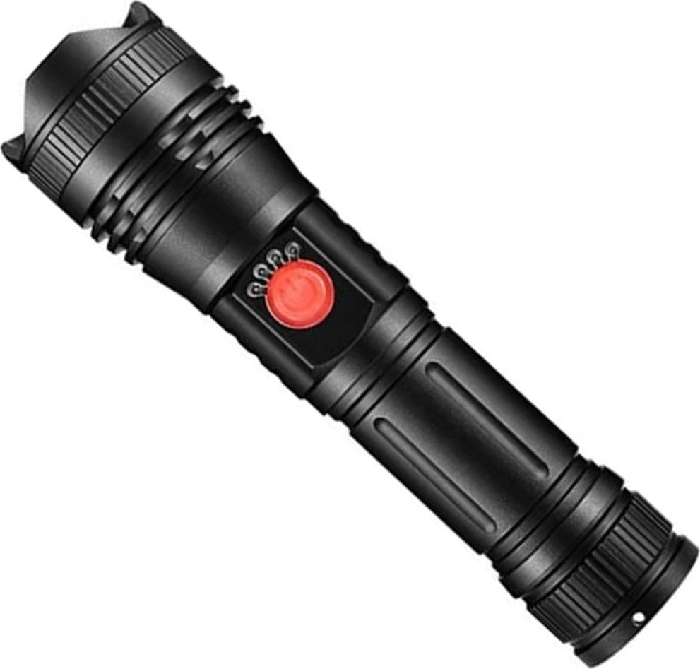 TORCIA A LED POTENTE PROFESSIONALE 3500LMN FINO A 500MT RICARICABILE USB IP65 in Torce elettriche portatili (standard) Trade Shop italia - Napoli, commercioVirtuoso.it