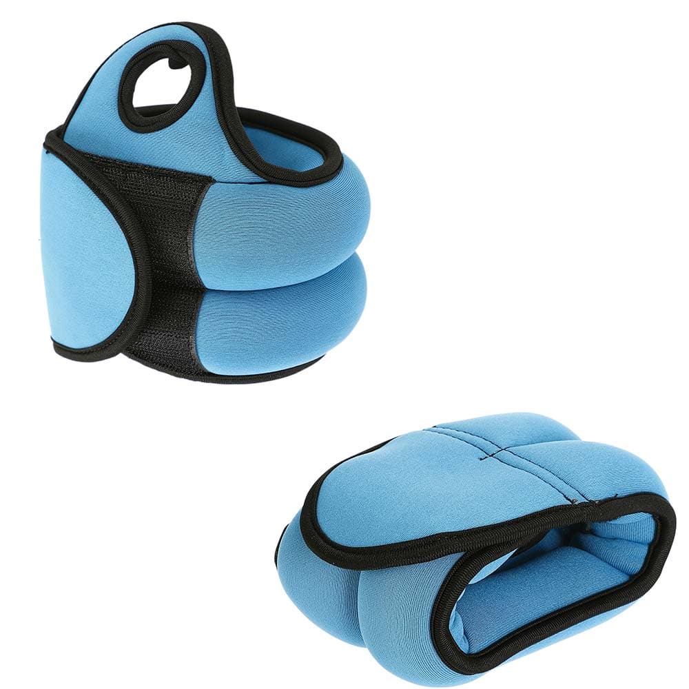 Kit 2 Pesi Allenamento Fitness 1KG Regolabili per Polsi e Caviglie Blu Nero in Pesi per polsi e caviglie Danyx - Casoria, commercioVirtuoso.it