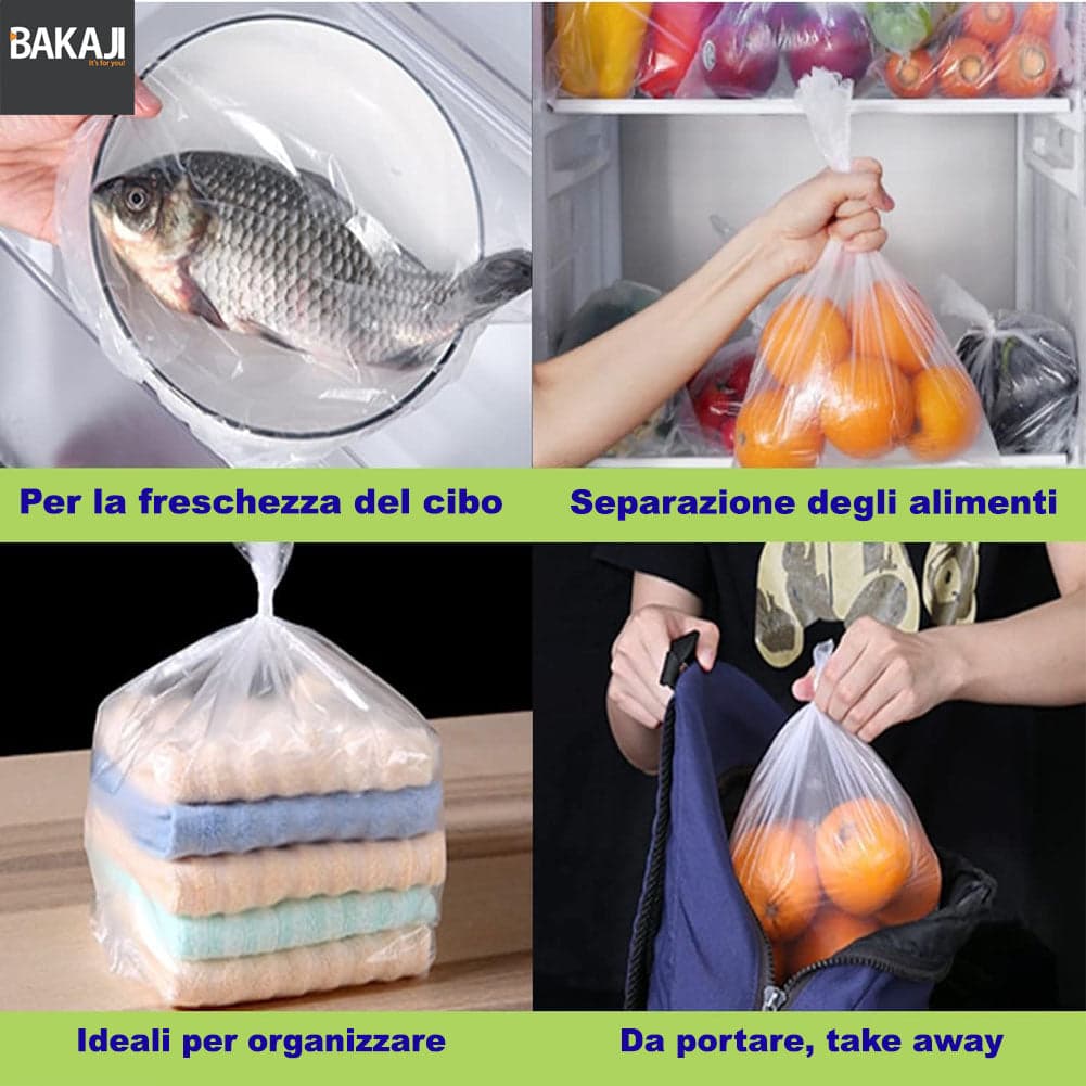 3 x Rotoli Sacchetti Freezer per Alimenti 900 sacchi Congelatore Frigo 28x42cm in Contenitori e buste per tramezzini e alimenti Esplodia - Napoli, commercioVirtuoso.it