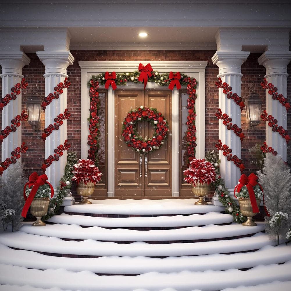Ghirlanda Natalizia 180cm 142 Palline e Luci Led per Decorazioni Natalizie Rosso in Ghirlande e corone Danyx - Casoria, commercioVirtuoso.it