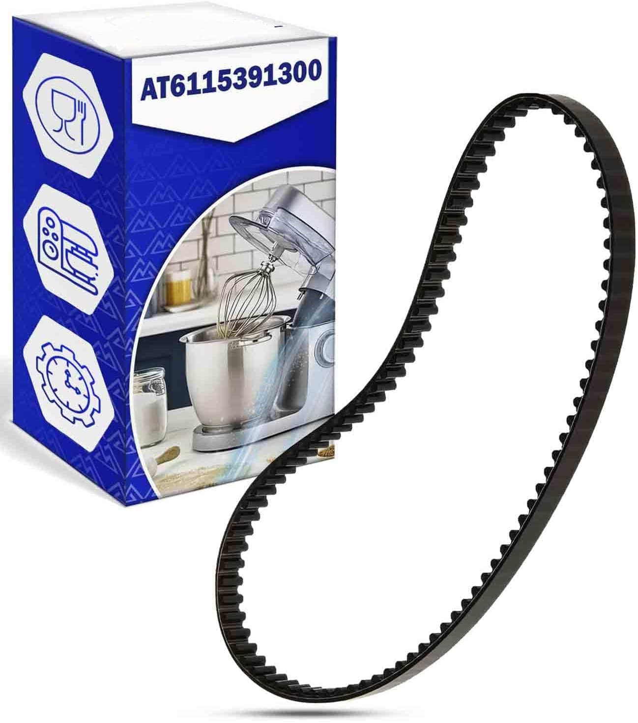 CINGHIA TRASMISSIONE IMPASTATRICE ARIETE GOURMET COLOR 1594 AT6115391300 PC 502 in prodotto EuroStore07 - Alatri, commercioVirtuoso.it