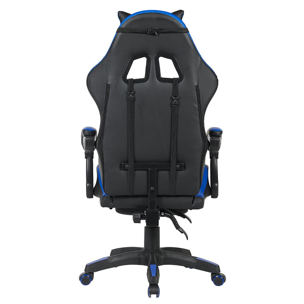 Sedia Gaming da Scrivania Blu con Poggiapiedi Ergonomica Ruote Altezza Regolabile in Sedie Gaming Esplodia - Napoli, commercioVirtuoso.it