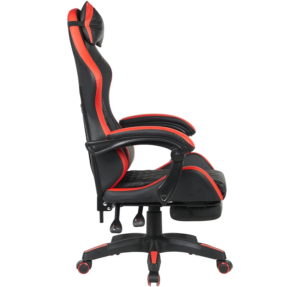 Sedia Gaming da Scrivania Rosso con Poggiapiedi Seduta Ergonomica e Regolabile in Sedie Gaming Esplodia - Napoli, commercioVirtuoso.it