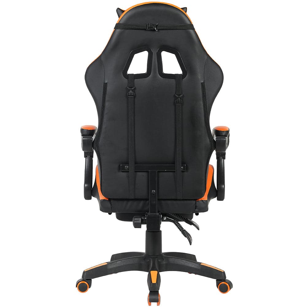 Sedia Gaming da Scrivania Arancio con Poggiapiedi Seduta Ergonomica e Regolabile in Sedie Gaming Esplodia - Napoli, commercioVirtuoso.it