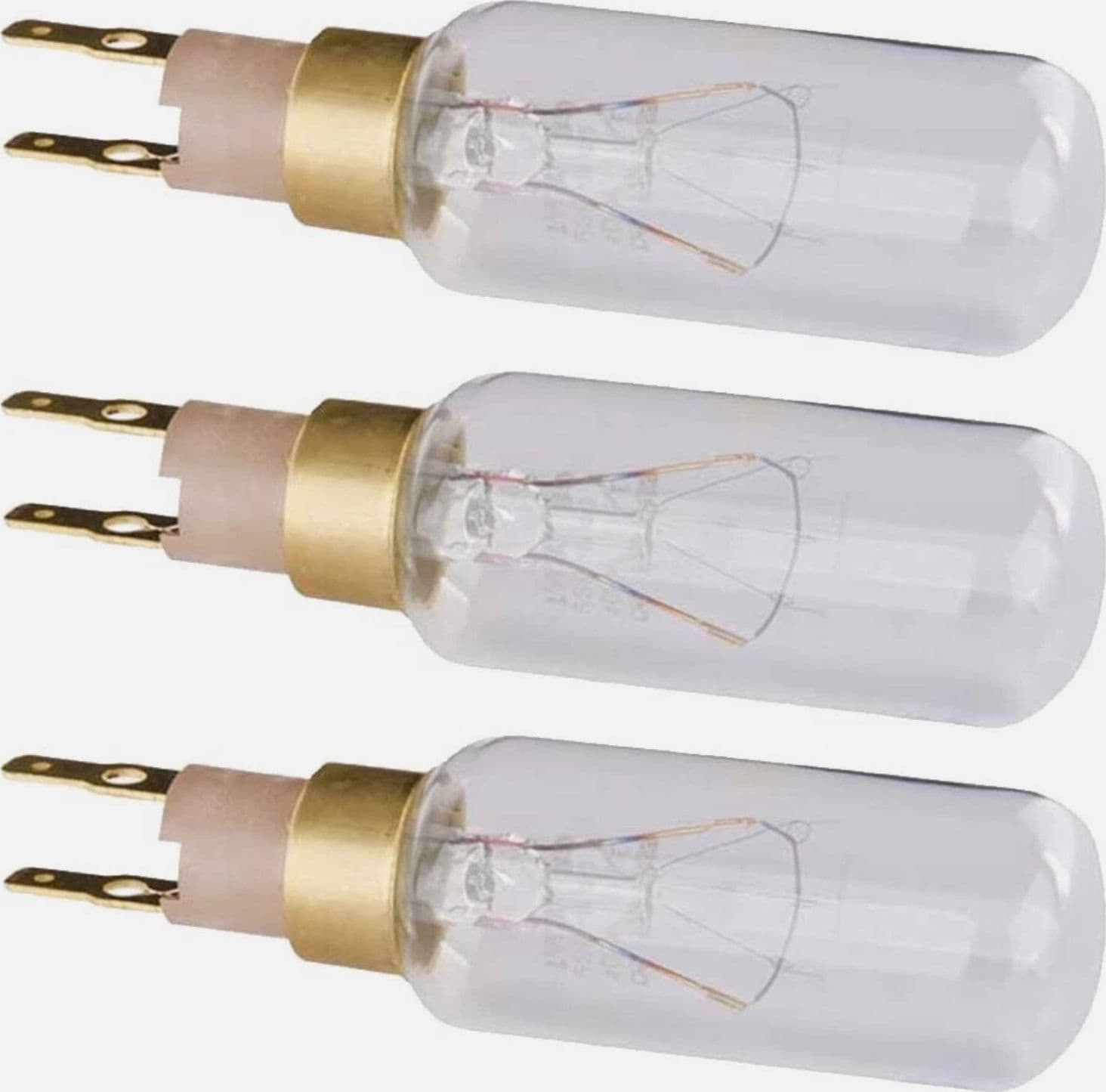 3 PEZZI LAMPADINA FRIGORIFERO 40W T-CLICK WHIRLPOOL 484000000986 ORIGINALE in prodotto EuroStore07 - Alatri, commercioVirtuoso.it