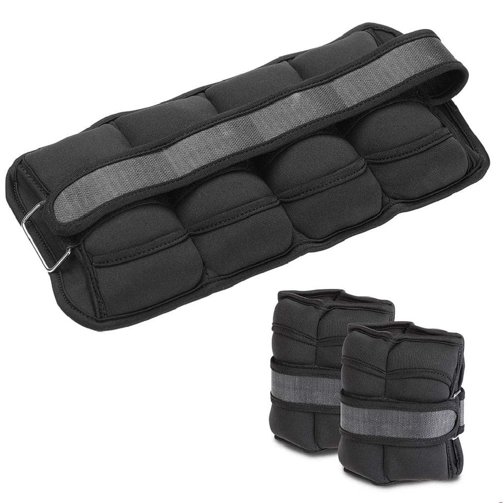 Kit 2 Pesi Allenamento Fitness 2.5KG Regolabili per Polsi e Caviglie Nero in Pesi per polsi e caviglie Danyx - Casoria, commercioVirtuoso.it