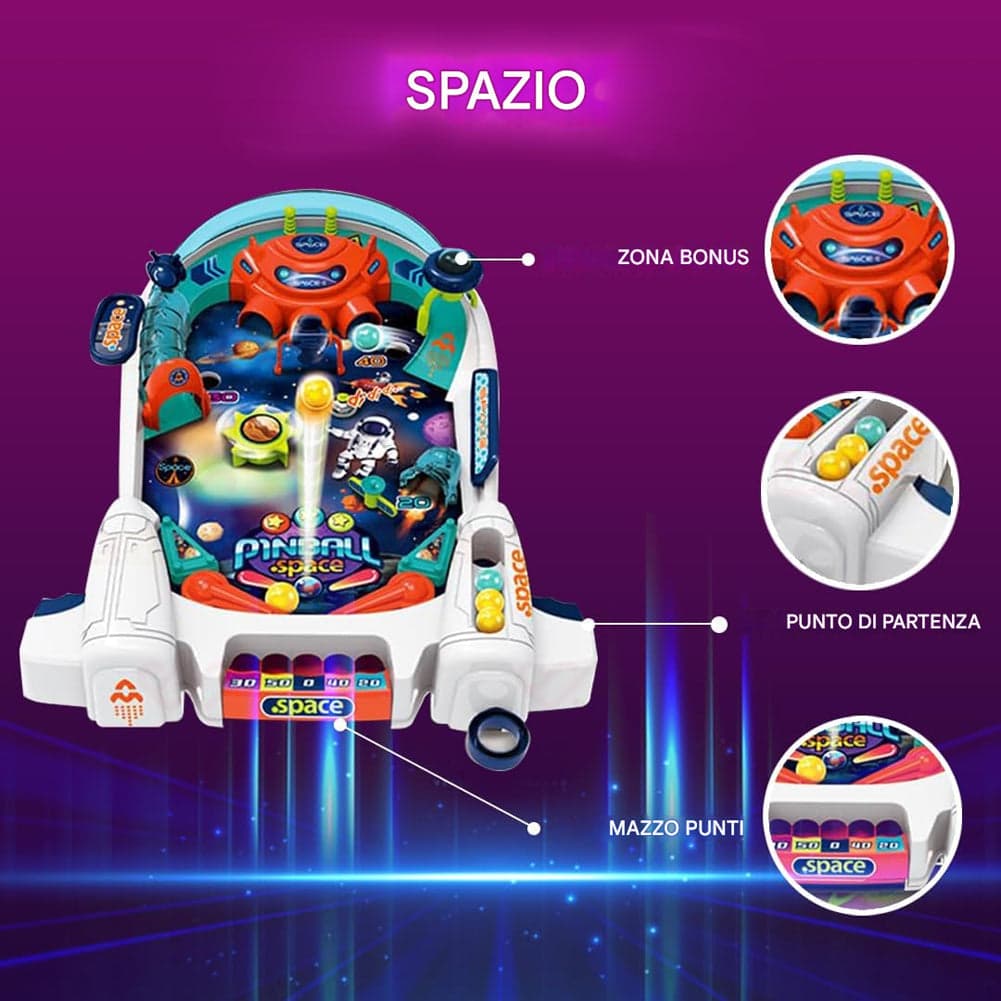 Mini Flipper per Bambini Gioco Arcade di Coordinazione Giocattolo Idea Regalo in Giochi tascabili e da viaggio Esplodia - Napoli, commercioVirtuoso.it
