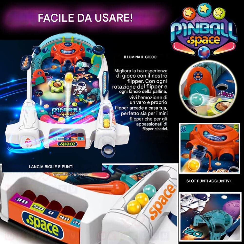 Mini Flipper per Bambini Gioco Arcade di Coordinazione Giocattolo Idea Regalo in Giochi tascabili e da viaggio Esplodia - Napoli, commercioVirtuoso.it