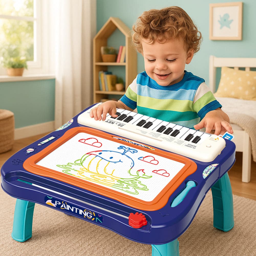 Lavagna con Pianola 2 in 1 per Bambini Giocattolo Creativo Educativo Idea Regalo in Pianoforti e tastiere Esplodia - Napoli, commercioVirtuoso.it
