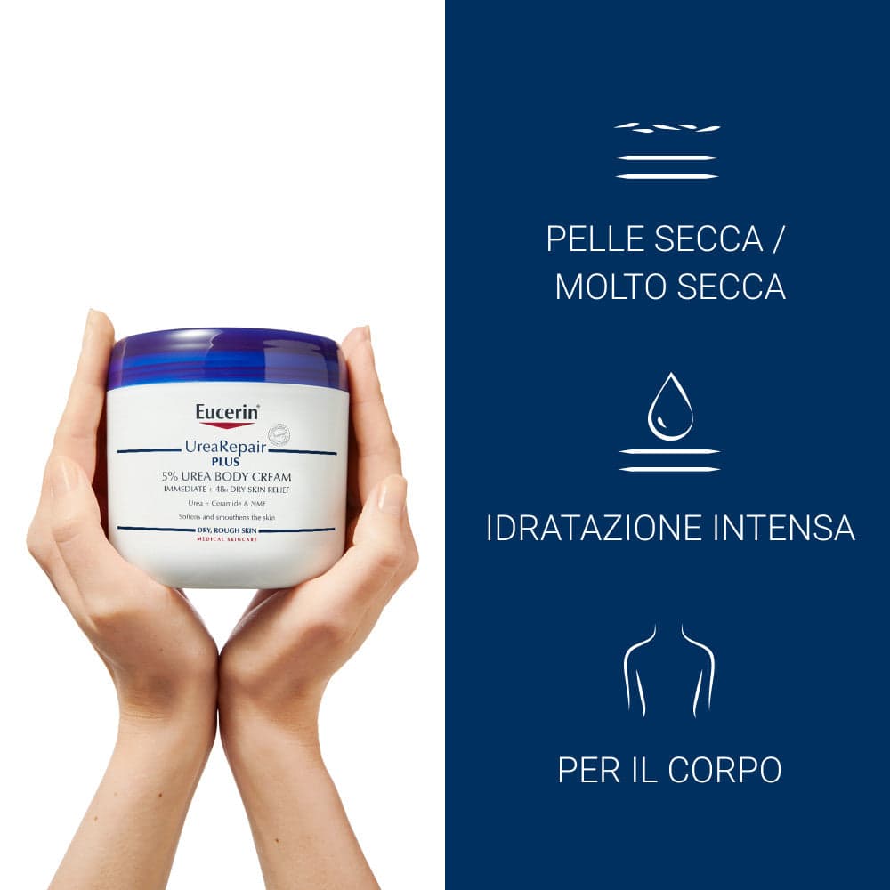 Eucerin UreaRepair Plus 5% urea balsamo corpo per pelle secca e ruvida 450ml in Lozioni e balsami per il corpo Clubfarma - Melilli, commercioVirtuoso.it