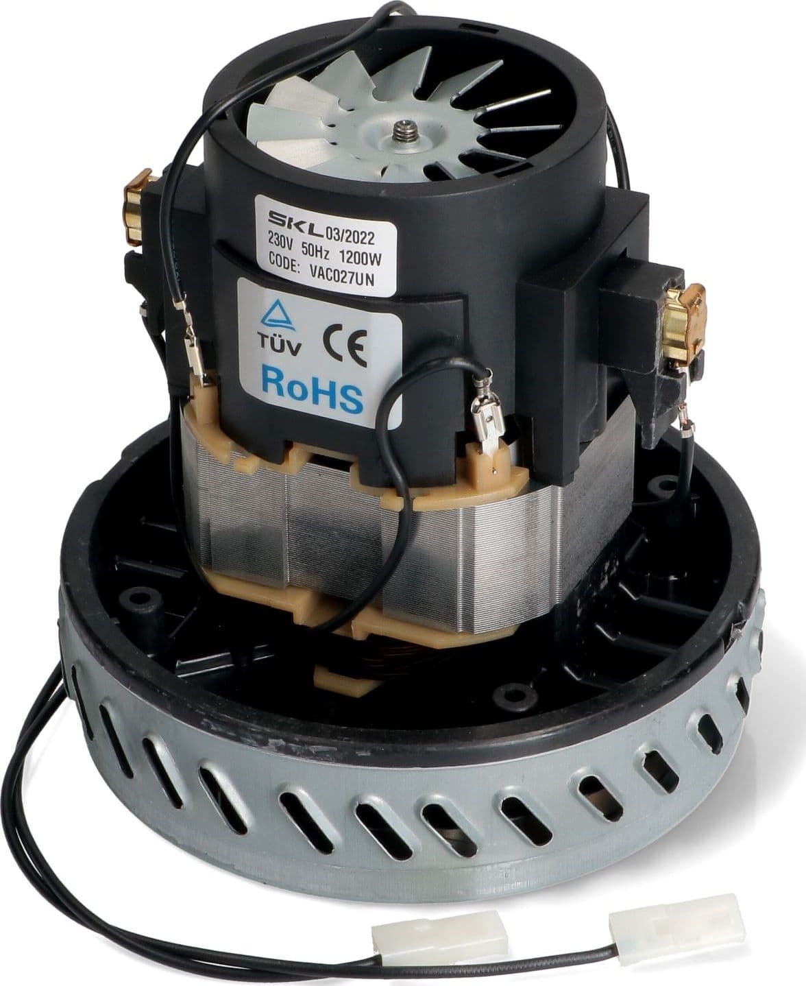 MOTORE ASPIRAPOLVERE 1200W MONOSTADIO ASPIRATORE INDUSTRIALE ALTEZZA 142,5 mm in prodotto EuroStore07 - Alatri, commercioVirtuoso.it