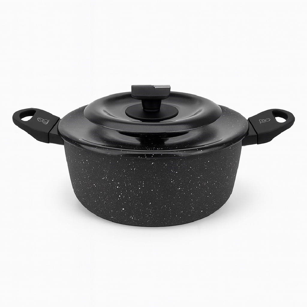 Set Pentole 6pz Pietra con Coperchio Magico Antiodore Padelle 24 28 Casseruola 24 Induzione in Set di padelle Danyx - Casoria, commercioVirtuoso.it