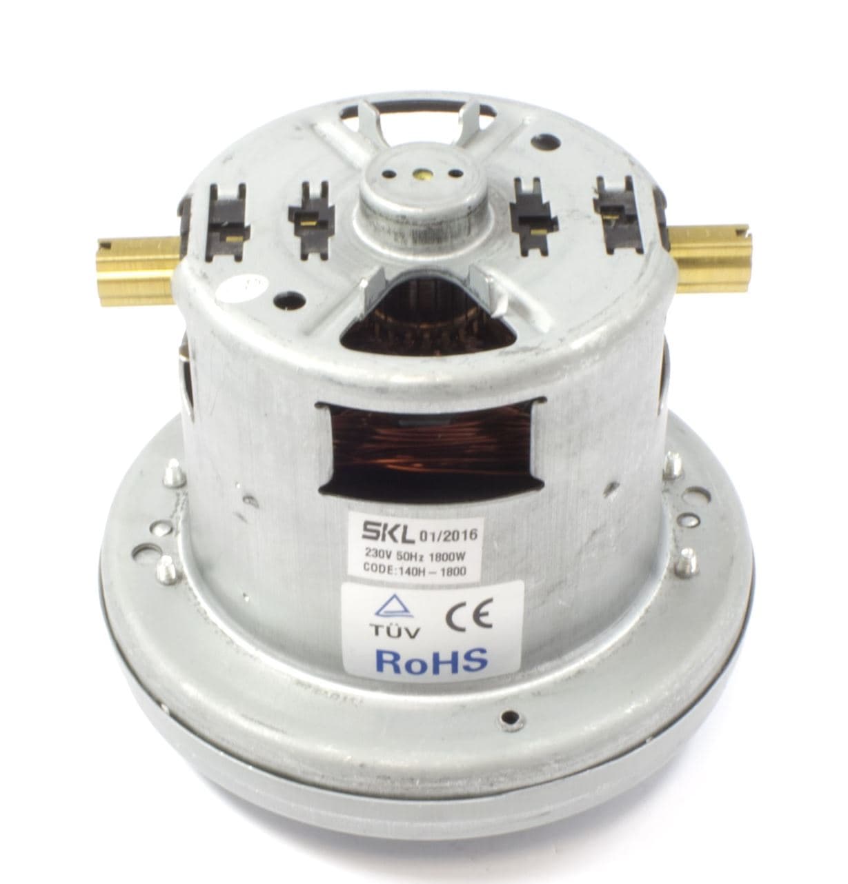 MOTORE ASPIRAPOLVERE MULTIMARCA Altezza 120,5mm, Ø134,5mm, 1800W, 230V, 50/60Hz. in prodotto EuroStore07 - Alatri, commercioVirtuoso.it