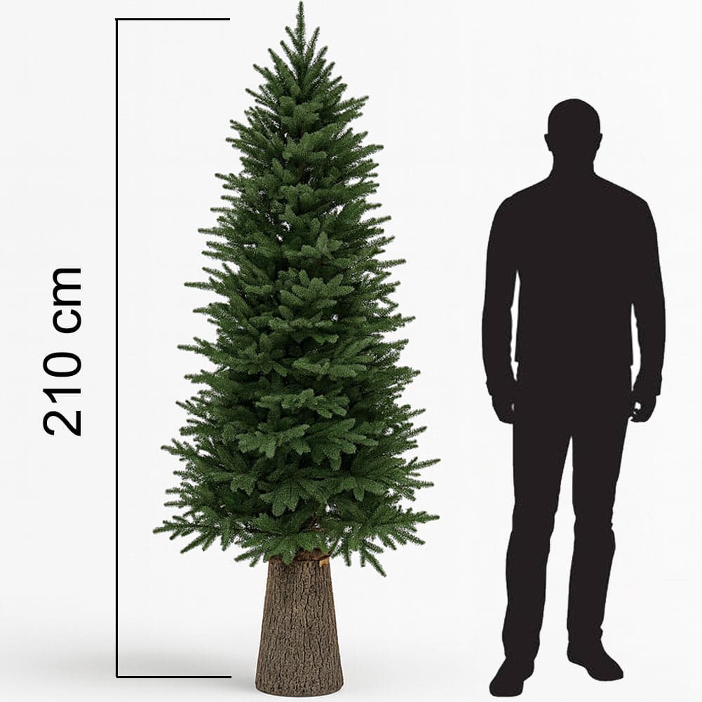 Albero di Natale Royal 210 cm Slim Base Troco Realistica 1861 Punte Foltissimo in Alberi di natale artificiali Esplodia - Napoli, commercioVirtuoso.it