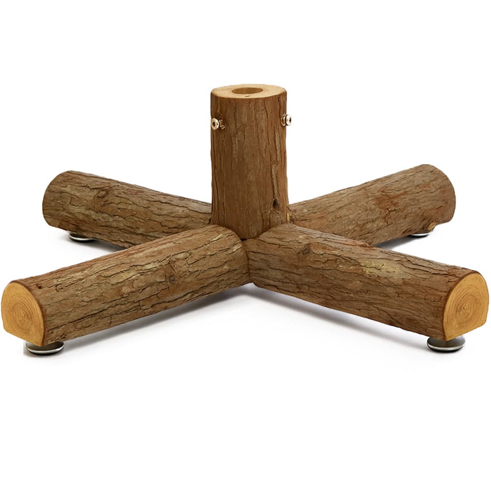 Base Supporto in Legno 60x60x30cm per Alberi 180-240cm Tronchi Attacco Universale in Basi e supporti per alberi di Natale Esplodia - Napoli, commercioVirtuoso.it