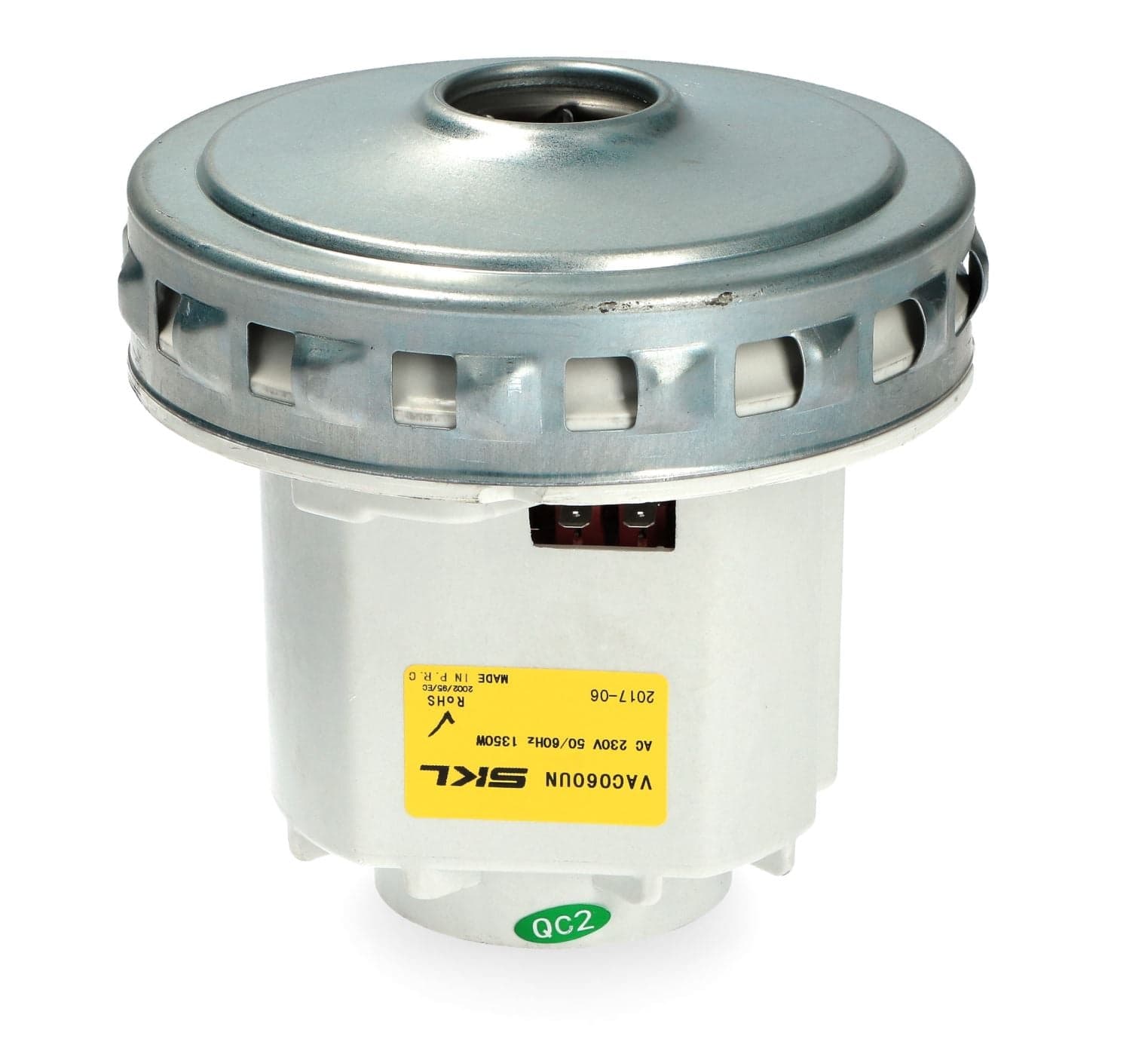 MOTORE ASPIRAPOLVERE MULTIMARCA Ø129mm. 1350W, 230V, 50/60Hz. Altezza 130mm, in prodotto EuroStore07 - Alatri, commercioVirtuoso.it