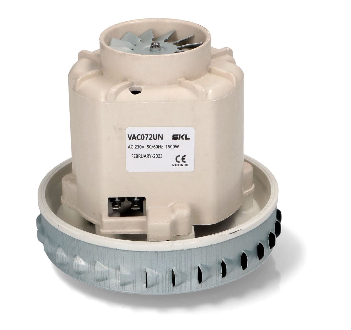 MOTORE ASPIRAPOLVERE MULTIMARCA 1500W 50/60Hz. Altezza 127mm, Ø135mm, 230V, in prodotto EuroStore07 - Alatri, commercioVirtuoso.it