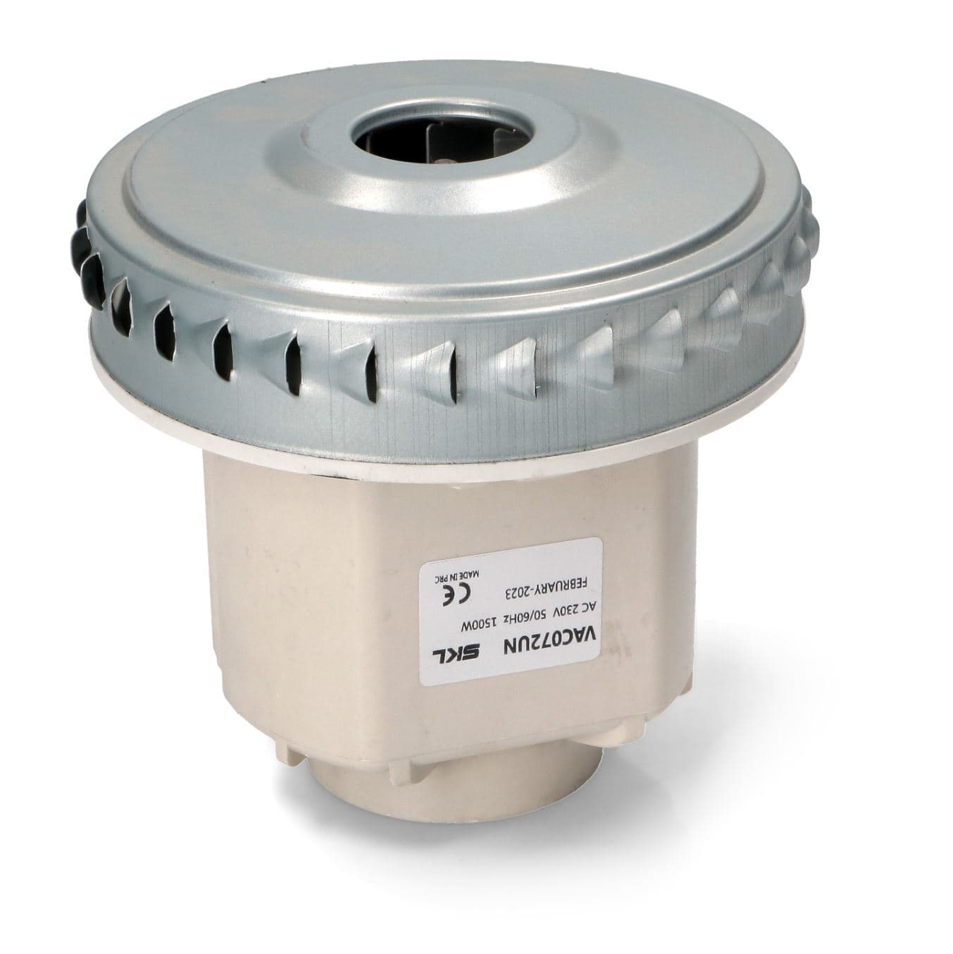 MOTORE ASPIRAPOLVERE MULTIMARCA 1500W 50/60Hz. Altezza 127mm, Ø135mm, 230V, in prodotto EuroStore07 - Alatri, commercioVirtuoso.it