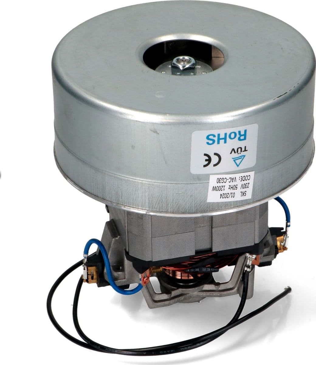 MOTORE ASPIRAPOLVERE MULTIMARCA 1200W Altezza: 158mm, Ø144mm. 230V, 50Hz. in prodotto EuroStore07 - Alatri, commercioVirtuoso.it