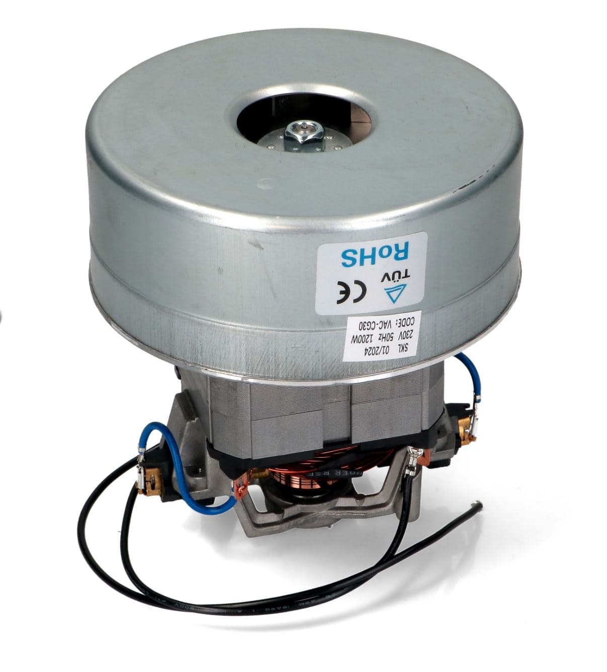 MOTORE ASPIRAPOLVERE MULTIMARCA 1200W Altezza: 158mm, Ø144mm. 230V, 50Hz. in prodotto EuroStore07 - Alatri, commercioVirtuoso.it
