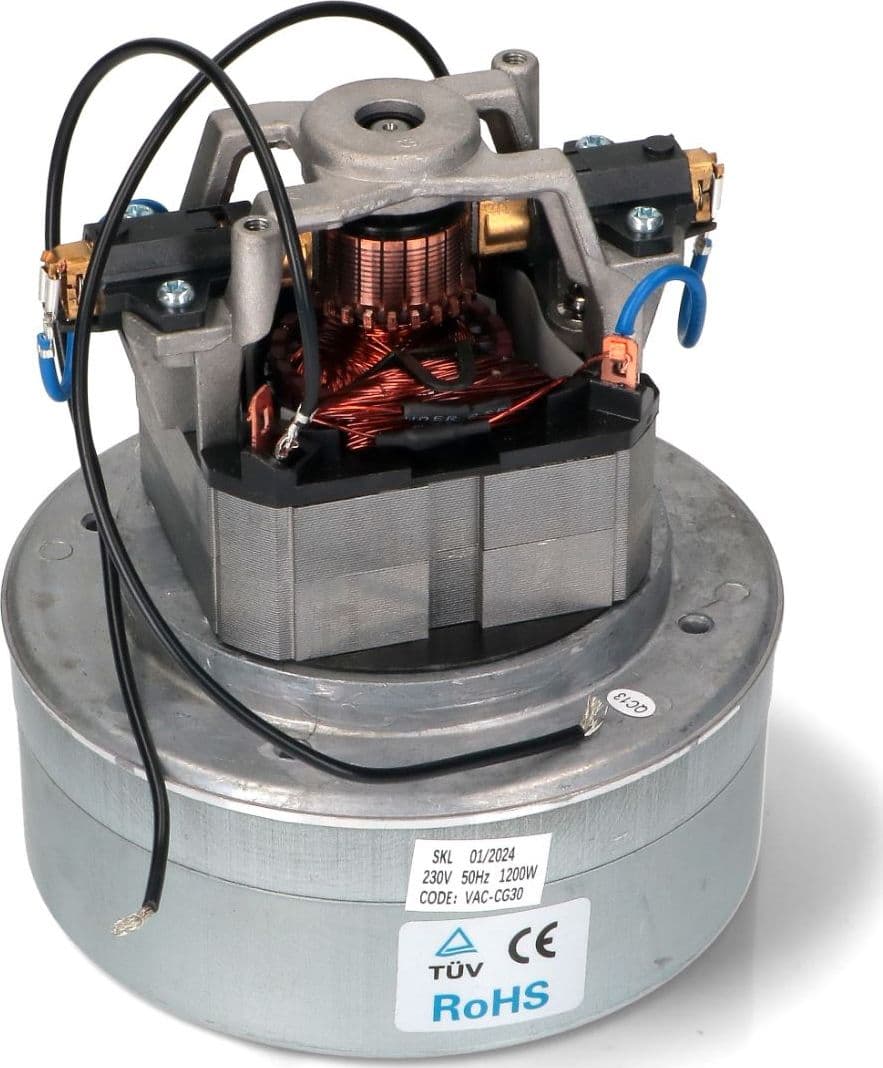 MOTORE ASPIRAPOLVERE MULTIMARCA 1200W Altezza: 158mm, Ø144mm. 230V, 50Hz. in prodotto EuroStore07 - Alatri, commercioVirtuoso.it