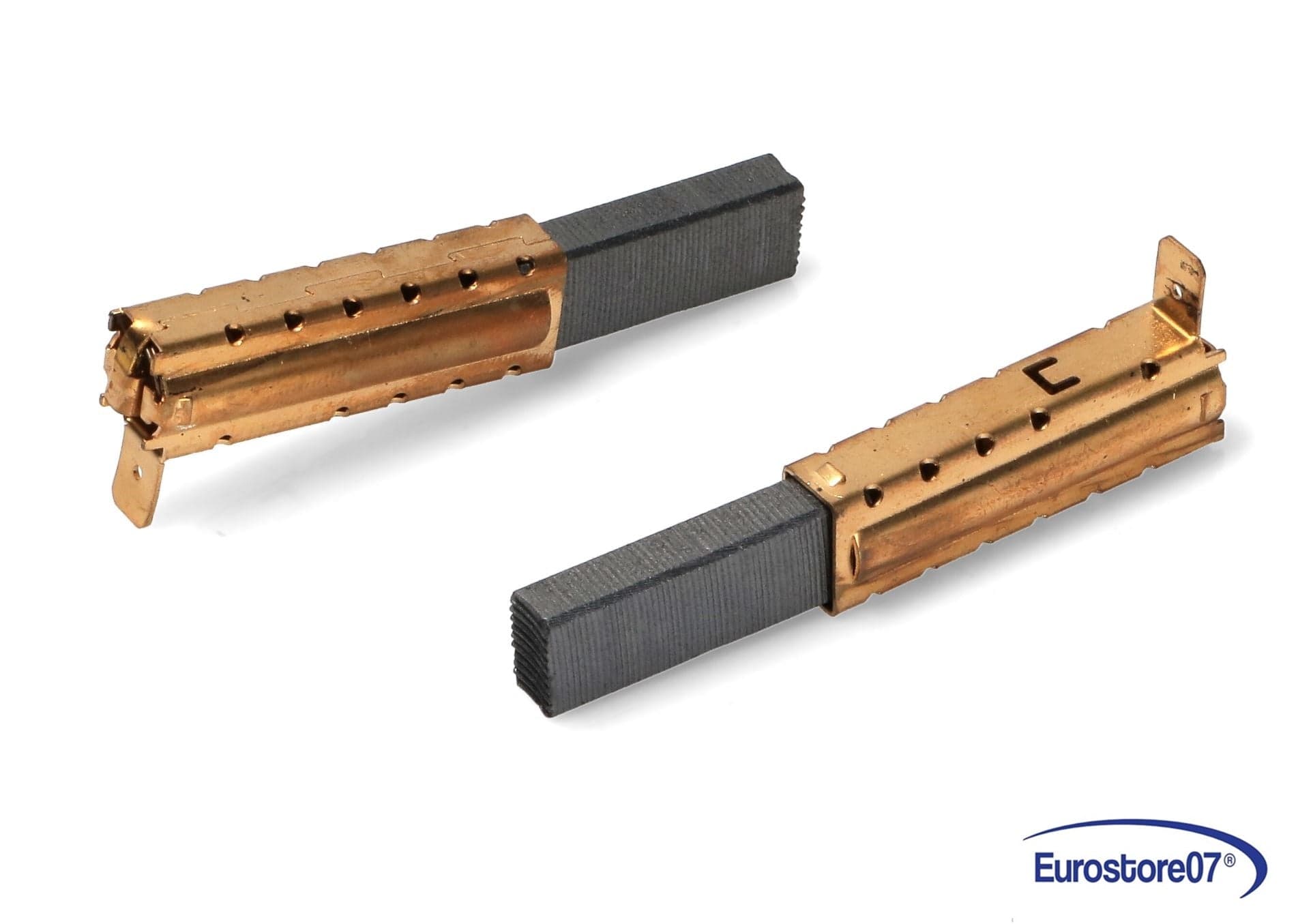 COPPIA SPAZZOLA SPAZZOLE MOTORE ASPIRAPOLVERE 6,3x11x32mm . Faston: 6,3mm.
