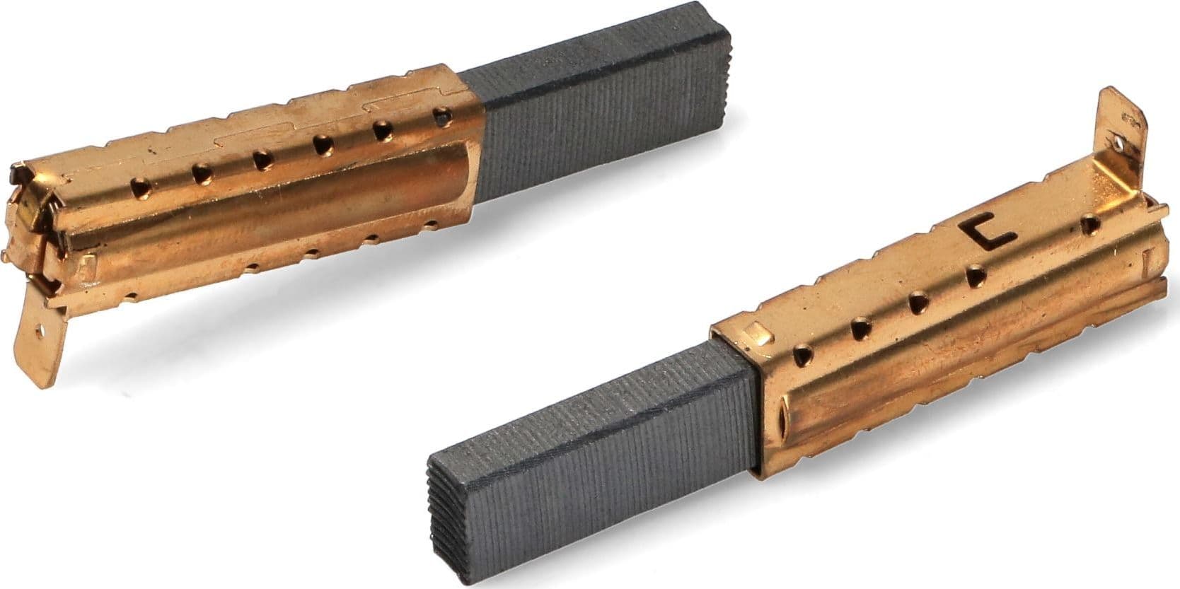 COPPIA SPAZZOLA SPAZZOLE MOTORE ASPIRAPOLVERE 6,3x11x32mm . Faston: 6,3mm. in prodotto EuroStore07 - Alatri, commercioVirtuoso.it