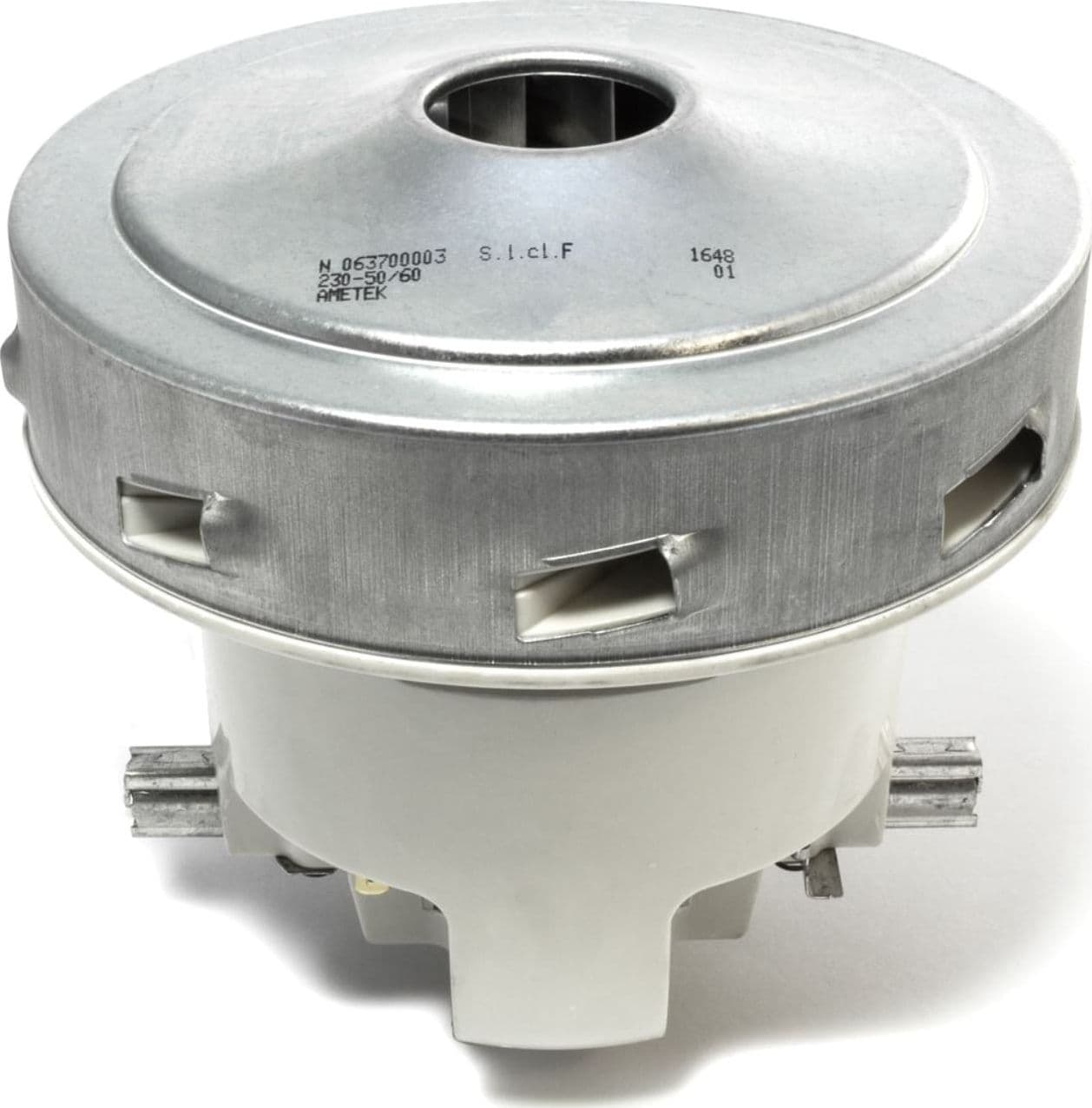 MOTORE ASPIRAPOLVERE AMETEK 1200W 62108.20025 Altezza 124mm, Ø130mm in prodotto EuroStore07 - Alatri, commercioVirtuoso.it