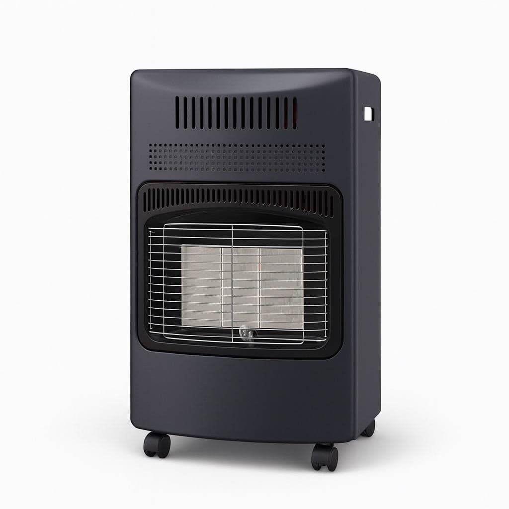 Stufa a Gas Ventilata 2in1 Infrarossi 4.2kw Metallo Nero con Termoventilatore ODS in Stufe elettriche Danyx - Casoria, commercioVirtuoso.it