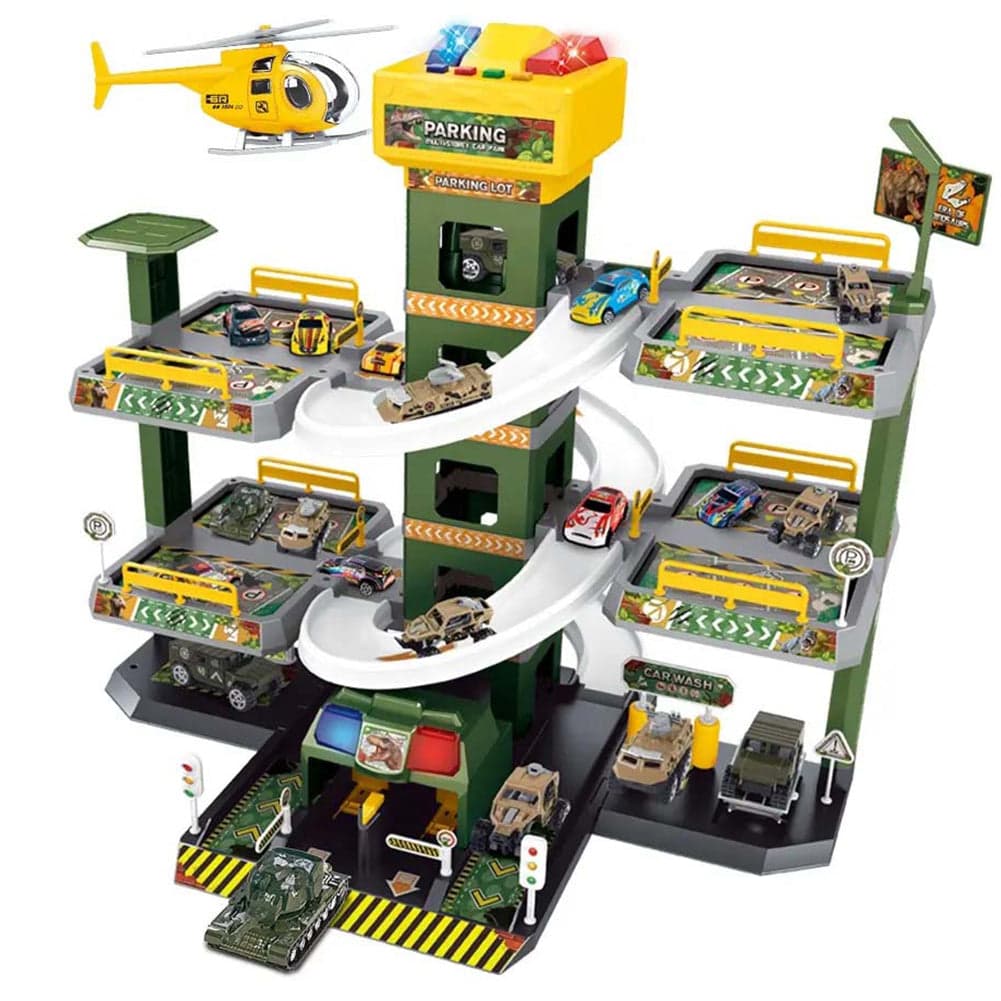 Garage Multipiano per Bambini Parcheggio Macchinine Giocattolo Idea Regalo in Garage Esplodia - Napoli, commercioVirtuoso.it