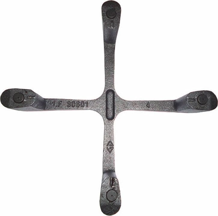 GRIGLIA CUCINA A GAS ELECTROLUX REX SMALTATA NERA H.43 155 X 155 MM 3546306014 in prodotto EuroStore07 - Alatri, commercioVirtuoso.it