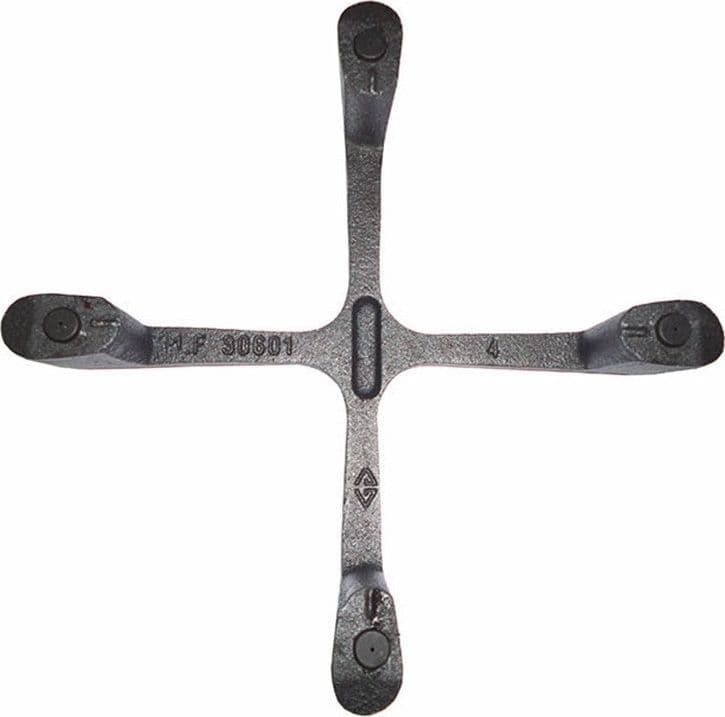 GRIGLIA CUCINA A GAS ELECTROLUX REX SMALTATA NERA H.43 155 X 155 MM 3546306014 in prodotto EuroStore07 - Alatri, commercioVirtuoso.it