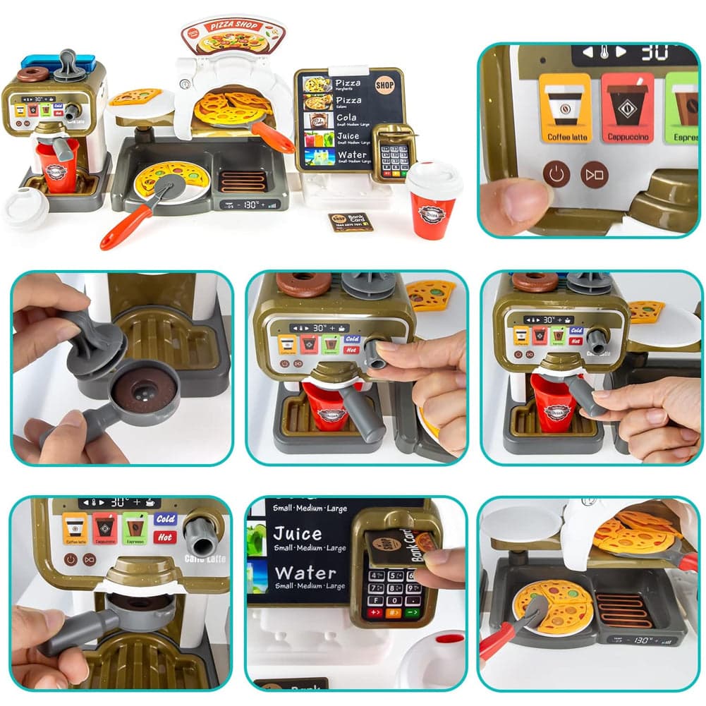 Playset Pizzeria con Registratore di Cassa e Forno Set Ristorante Idea Regalo in Negozi e accessori Esplodia - Napoli, commercioVirtuoso.it