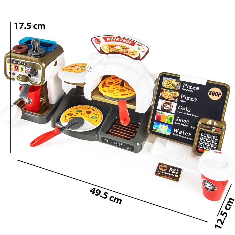 Playset Pizzeria con Registratore di Cassa e Forno Set Ristorante Idea Regalo in Negozi e accessori Esplodia - Napoli, commercioVirtuoso.it
