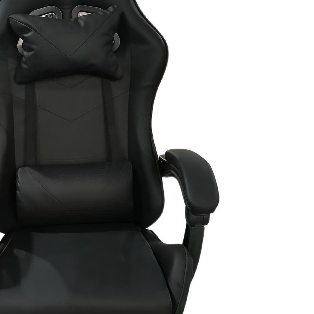 Sedia Gaming da Scrivania con Poggiapiedi e Cuscino Lombare e Cervicale Nero in Sedie Gaming Esplodia - Napoli, commercioVirtuoso.it