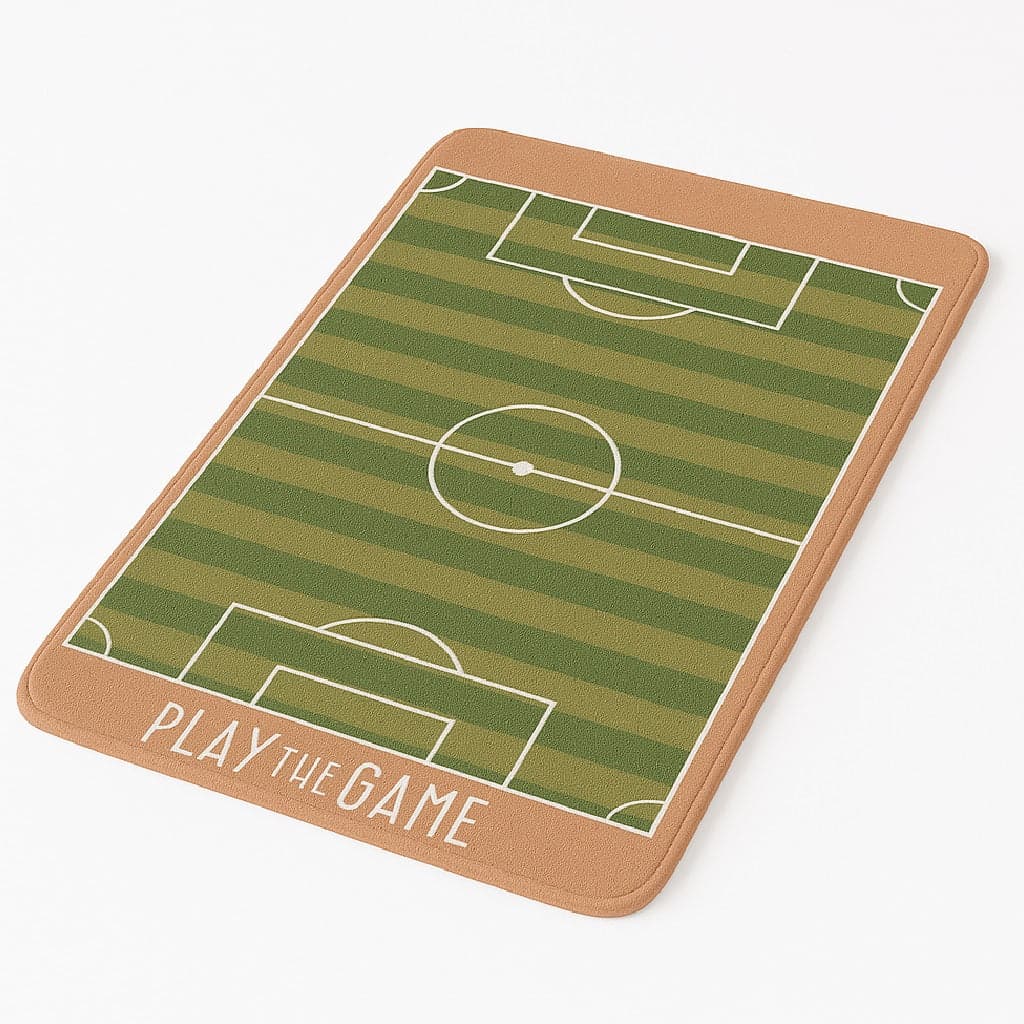 Tappeto Cameretta Bambino 80x140 Verde Morbido Campo da Calcio in Polyestere e Spugna in Scendiletto Danyx - Casoria, commercioVirtuoso.it