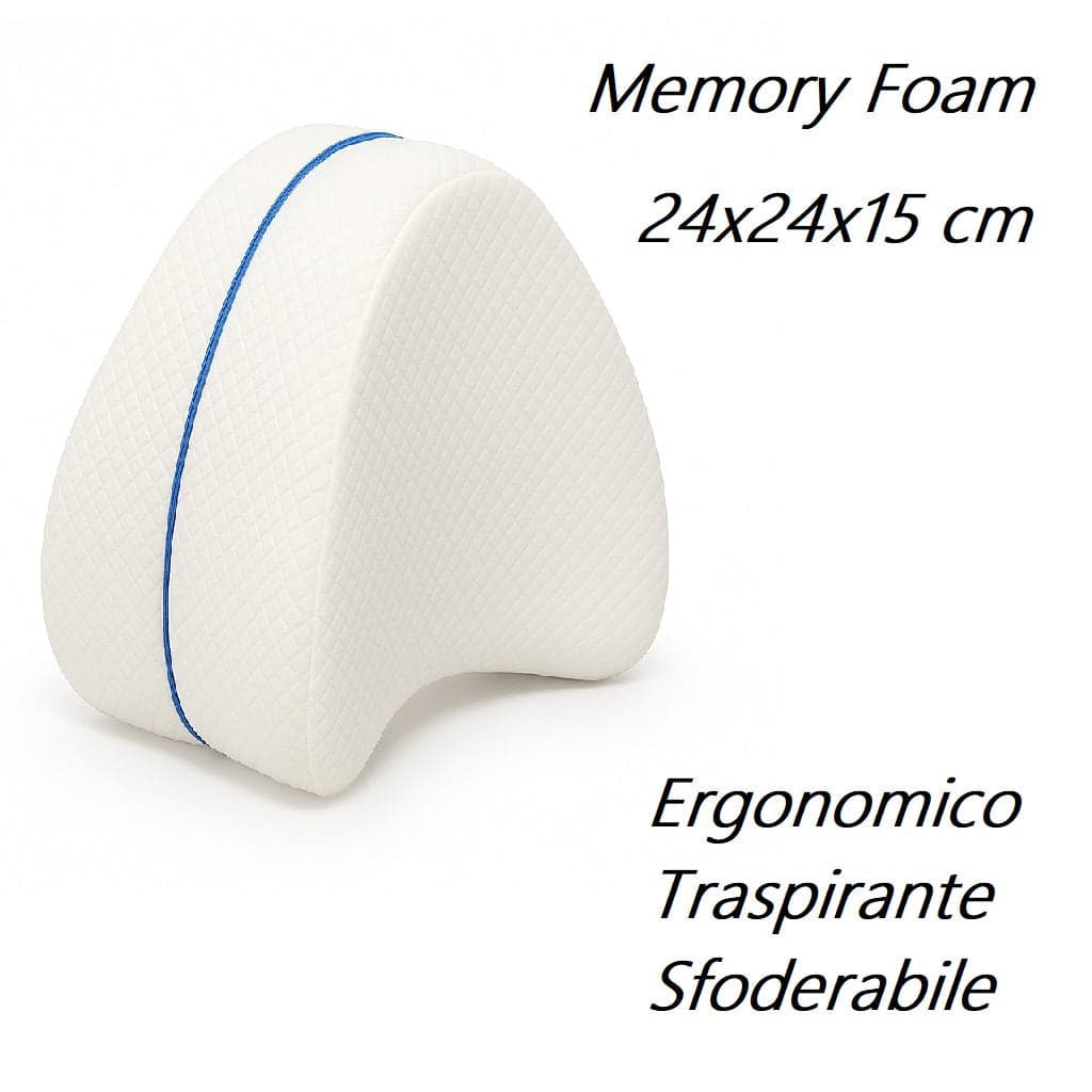 Cuscino per Gambe Memory Foam Ergonomico Sfoderabile Traspirante per Schiena e Gravidanza in Cuscini per le gambe Danyx - Casoria, commercioVirtuoso.it