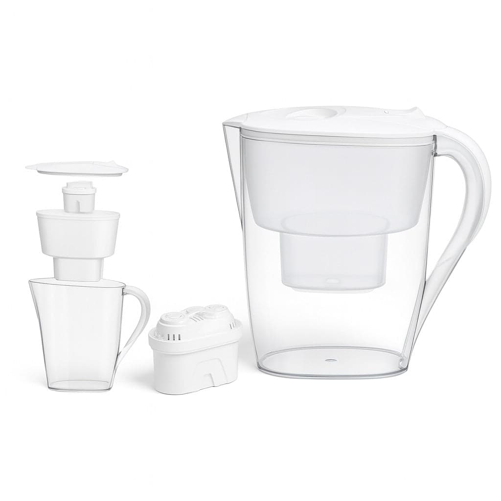 Brocca Depurativa Acqua Filtrata 2.6 lt con Filtro Anticalcare e indicatore cambio in Caraffe Filtranti Danyx - Casoria, commercioVirtuoso.it