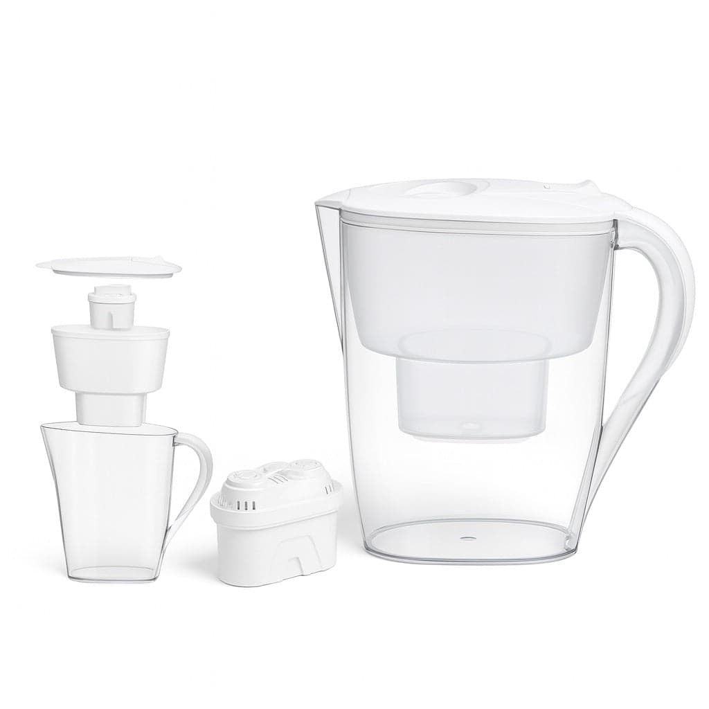 Brocca Depurativa Acqua Filtrata 2.6 lt con Filtro Anticalcare e indicatore cambio in Caraffe Filtranti Danyx - Casoria, commercioVirtuoso.it