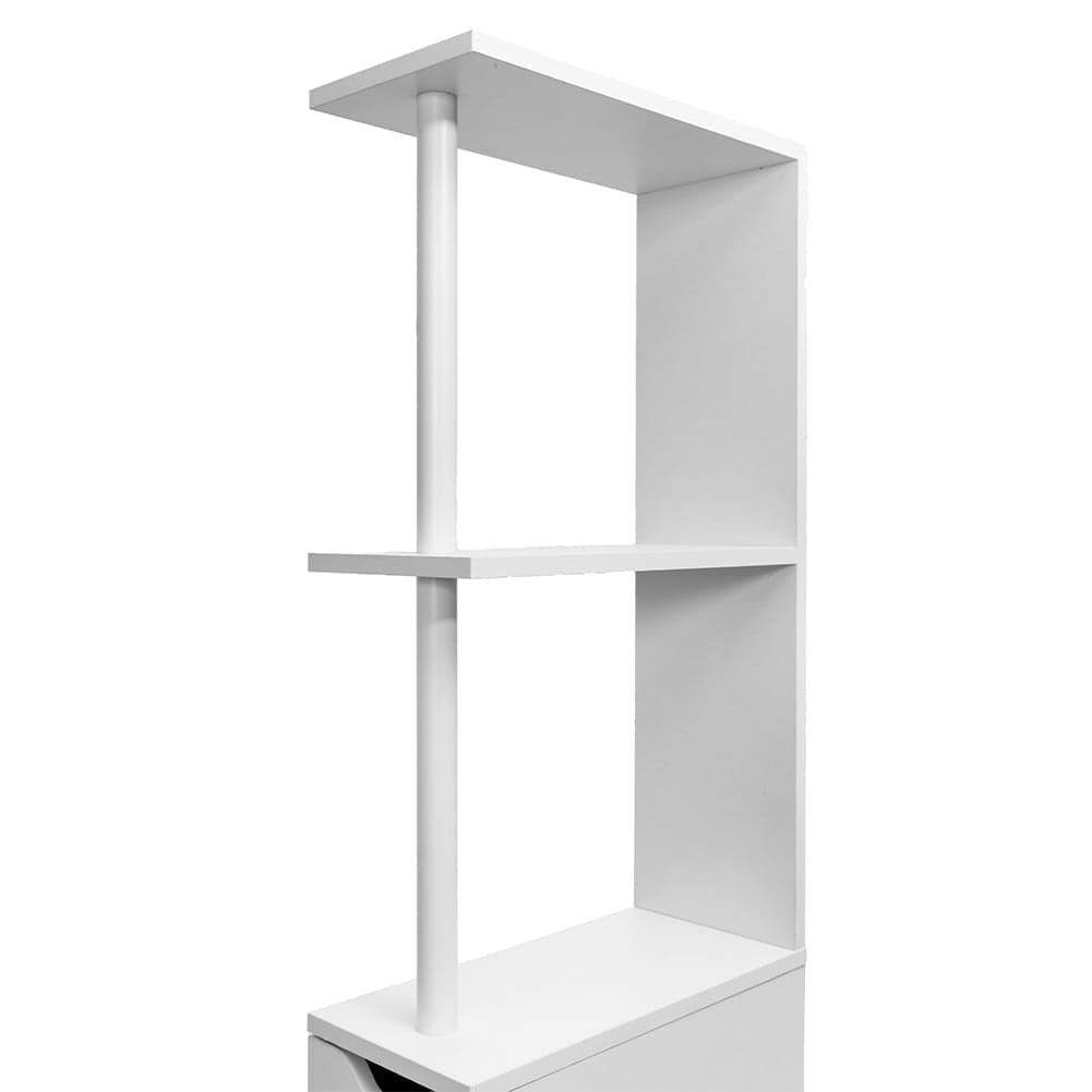 Mobile Bagno Alto Salvaspazio in Legno con 3 Cassetti e 2 Ripiani 33x15x136cm in Mobili a terra Esplodia - Napoli, commercioVirtuoso.it