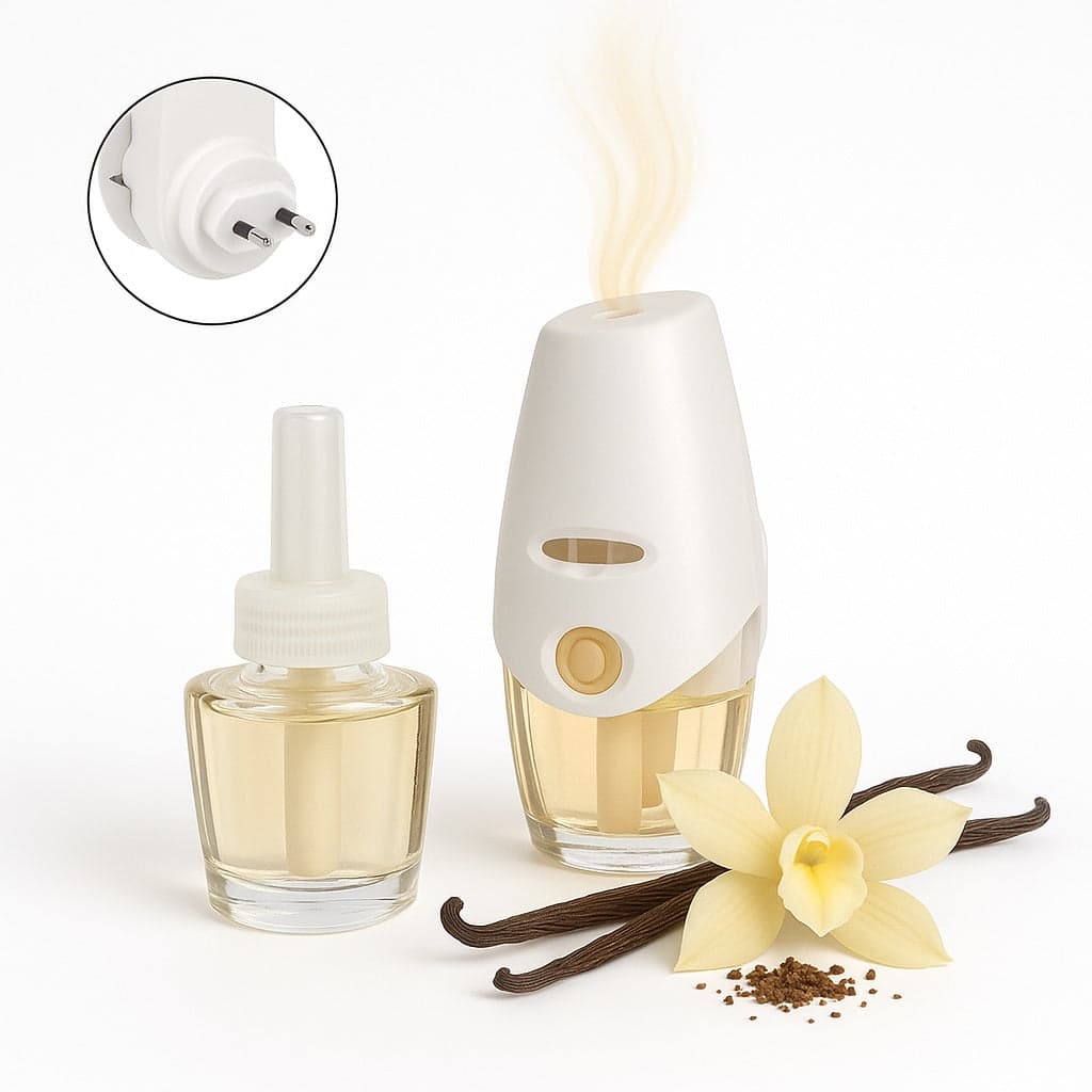 Deodorante Elettrico Vaniglia con Ricariche Lunga Durata 48 72 Giorni Profumo Casa in Spray profumati per la stanza Danyx - Casoria, commercioVirtuoso.it