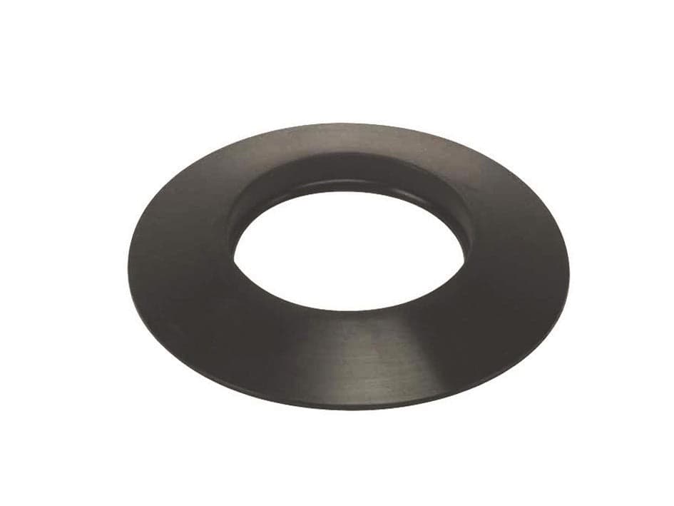 ANELLO PER TUBO STUFE A PELLET NERO OPACO IN SILICONE MM.1,2 - ø cm.10 in prodotto EuroStore07 - Alatri, commercioVirtuoso.it