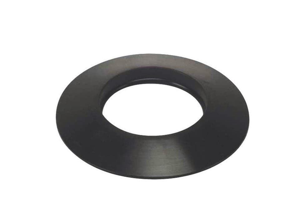 ANELLO PER TUBO STUFE A PELLET NERO OPACO IN SILICONE MM.1,2 - ø cm.10 in prodotto EuroStore07 - Alatri, commercioVirtuoso.it