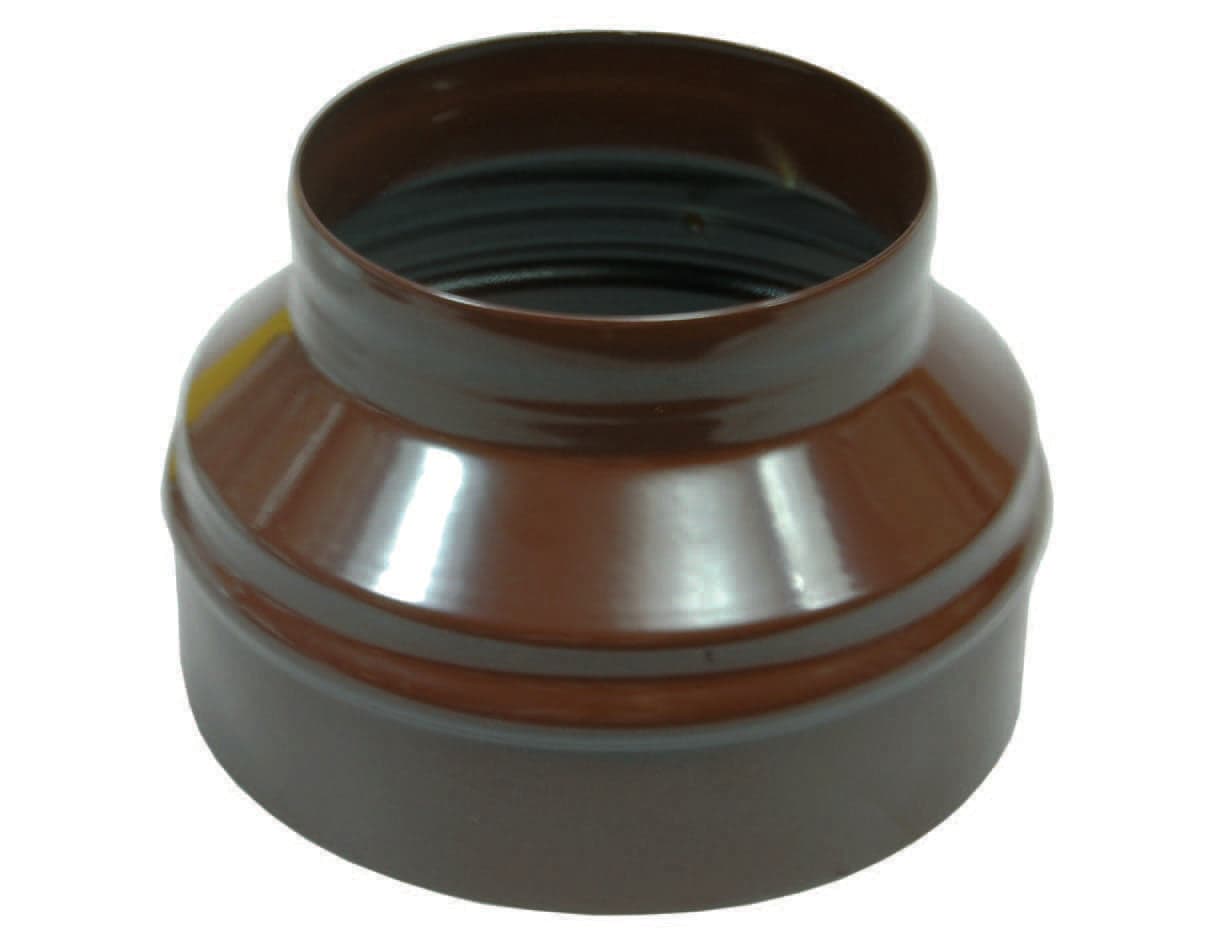 MAGGIORAZIONE TUBI STUFA - CAPPA ASPIRANTE - CALDAIA MARRONE LUCIDO ø cm.8/12 in prodotto EuroStore07 - Alatri, commercioVirtuoso.it