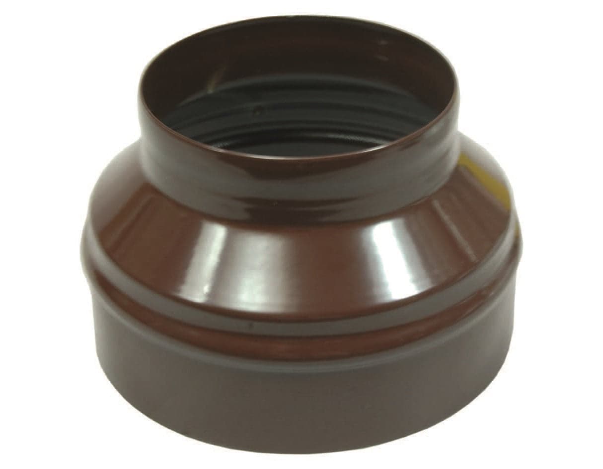 MAGGIORAZIONE TUBI STUFA - CAPPA ASPIRANTE - CALDAIA MARRONE LUCIDO ø cm.8/12 in prodotto EuroStore07 - Alatri, commercioVirtuoso.it