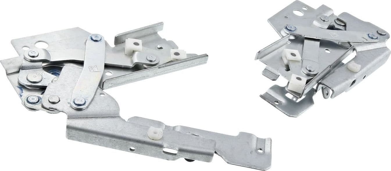 KIT CERNIERE PORTA LAVASTOVIGLIE DX SX ORIGINALE REX ELECTROLUX 50286441006 in prodotto EuroStore07 - Alatri, commercioVirtuoso.it