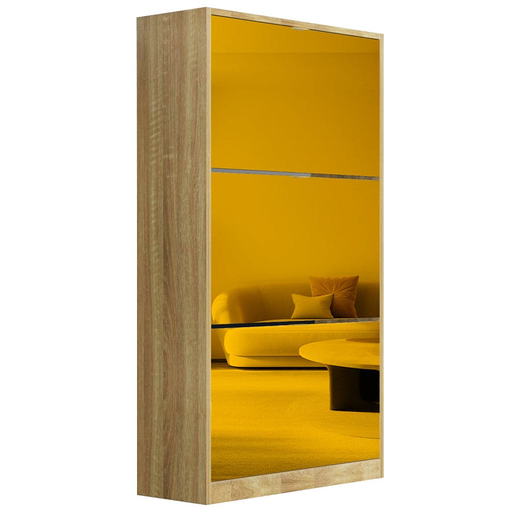 Scarpiera 3 Ante a Specchio Marrone Slim con Maniglia Salvaspazio 63x24x115cm in Scarpiere Esplodia - Napoli, commercioVirtuoso.it
