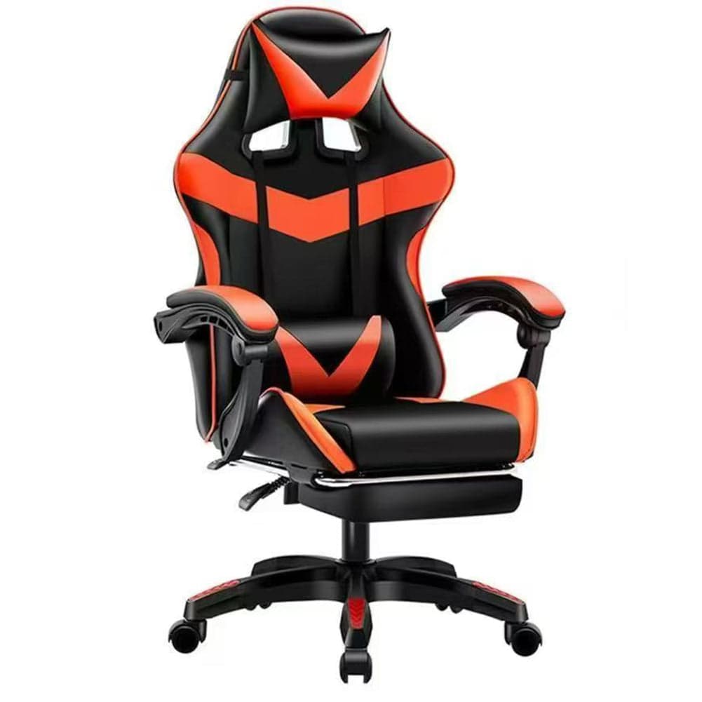 Sedia Poltrona Gaming Ufficio Scrivania Gioco Reclinabile Poggiapiedi Girevole 2cuscini in Sedie Gaming Danyx - Casoria, commercioVirtuoso.it