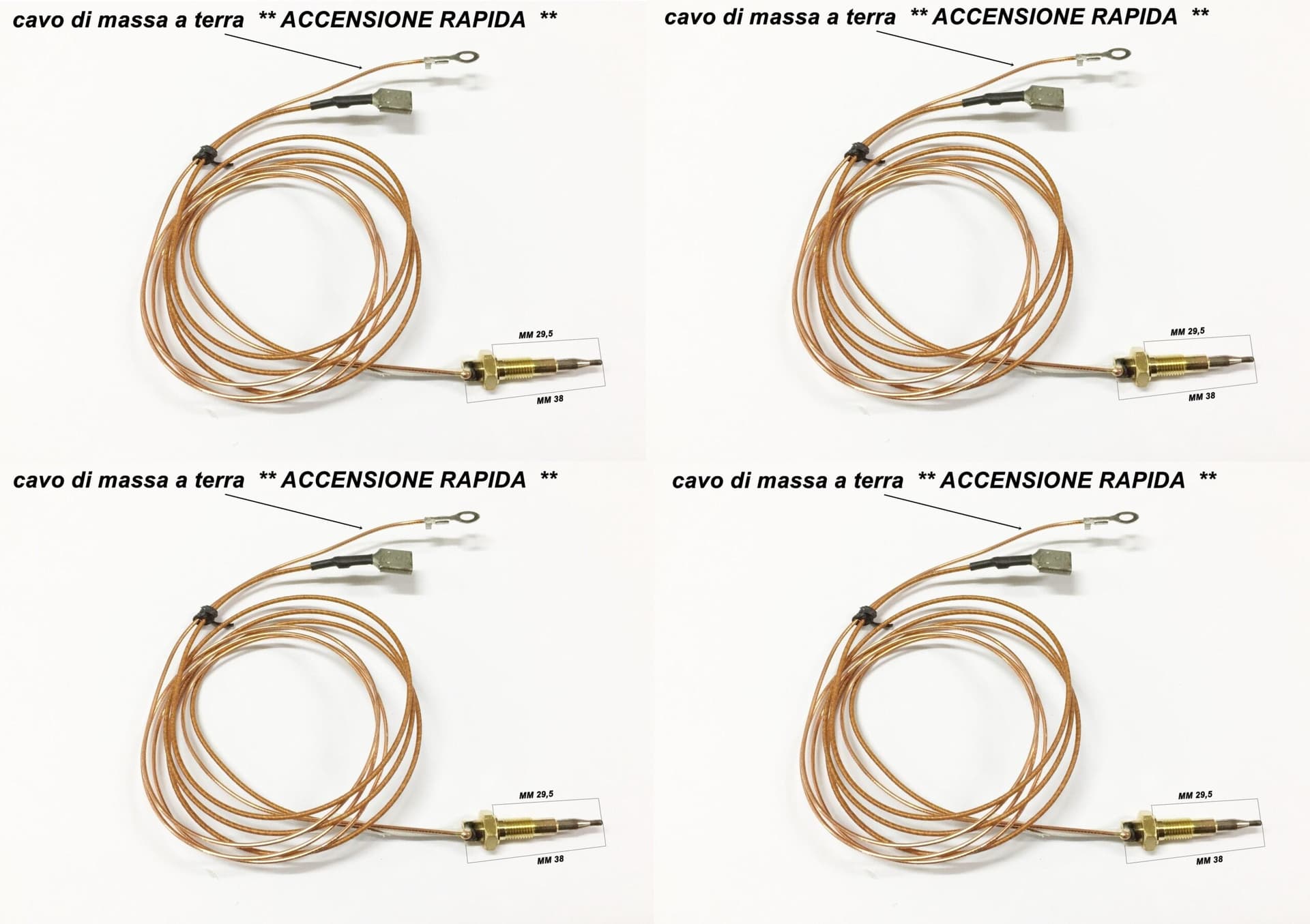 4 PZ TERMOCOPPIA CUCINA HOTPOINT ARISTON INDESIT PIANO COTTURA C00052986 TC 37 in prodotto EuroStore07 - Alatri, commercioVirtuoso.it
