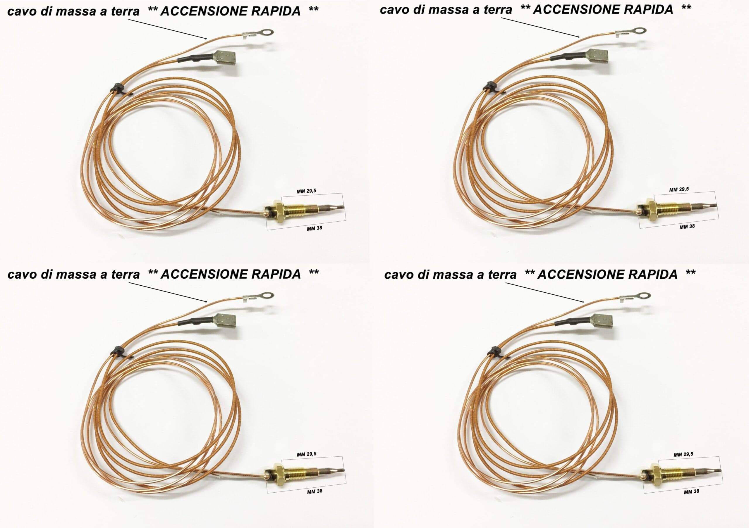 4 PZ TERMOCOPPIA CUCINA HOTPOINT ARISTON INDESIT PIANO COTTURA C00052986 TC 37 in prodotto EuroStore07 - Alatri, commercioVirtuoso.it